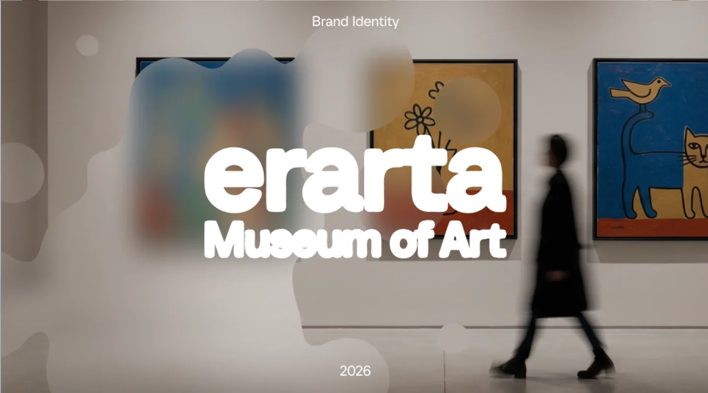 Erarta — айдентика, работа ученицы